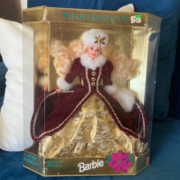 NEW IN BOX HOLIDAY CHRISTMAS BARBIE DOLL - Picture 1 of 6